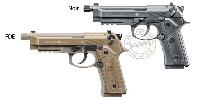 UMAREX - Pistolet à plomb 4,5 mm BB CO2 BERETTA M9A3 FM - Blowback (3 Joules max)