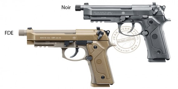 UMAREX - Pistolet à plomb 4,5 mm BB CO2 BERETTA M9A3 FM - Blowback (3 Joules max)