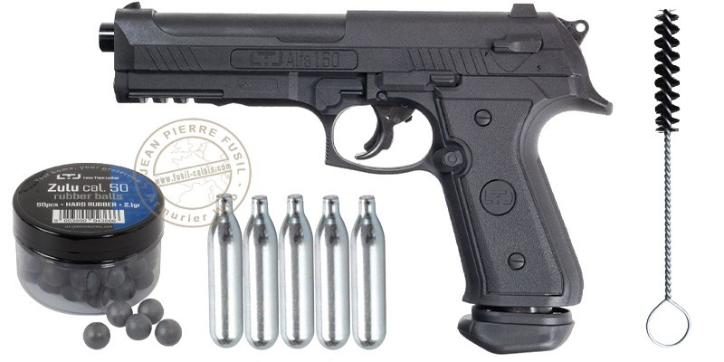 Pistolet CO2 à balles de caoutchouc Less Than Lethal Alfa 1.50 (14  Joules)