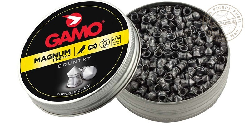 Plombs GAMO Magnum Energy - Calibre 4,5mm - 2 x 500