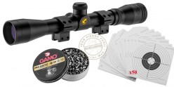 Pack carabine à plombs 4,5 mm GAMO Shadow Whisper IGT (19,9 Joules) + Lunette 4x32 - PACK NOEL 2021