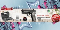 GAMO PT-80 Dark .177 CO2 pistol pack (3.91 joule) - CHRISTMAS 2021