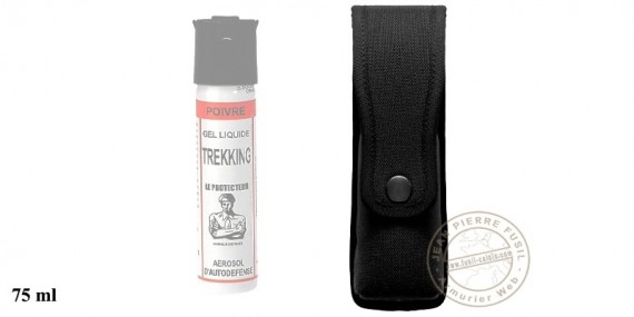 Etui porte aérosol anti agression en polyester
