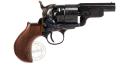 Revolver PIETTA Navy Yank Snubnose 1851 Cal. 44 - crosse arrondie quadrillée - Canon 3''