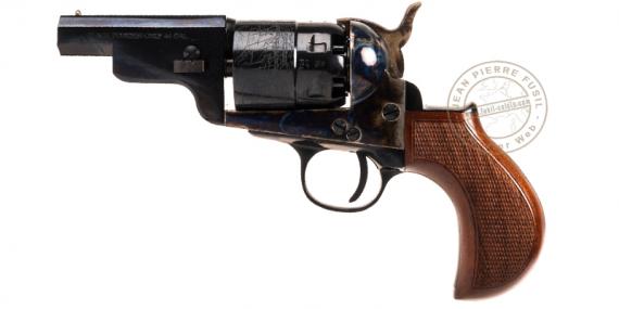 Revolver PIETTA Navy Yank Snubnose 1851 Cal. 44 - crosse arrondie quadrillée - Canon 3''