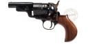 Revolver PIETTA Navy Yank Snubnose 1851 Cal. 44 - crosse arrondie quadrillée - Canon 3''