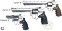 Revolver 4,5 mm CO2 ASG Dan Wesson - Nickelé - BB