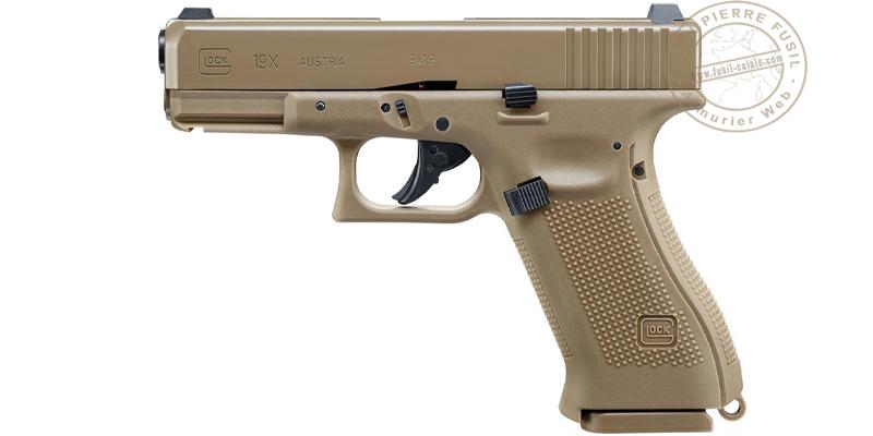 Pistolet à plomb CO2 4,5 mm BB - GLOCK 19X - Blowback