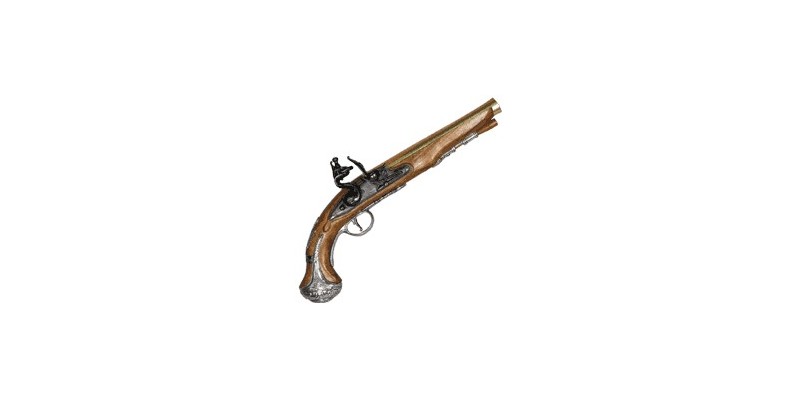 Réplique inerte du pistolet anglais ''Général Washington'' XVIIIe siècle Réplique inerte du pistolet anglais ''Général Washington'' XVIIIe siècle