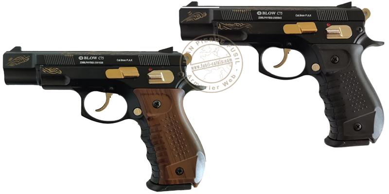 Pistolet d'alarme à blanc BLOW C75 "El Nino" - Cal. 9mm PAK