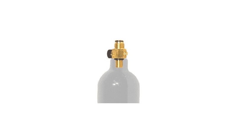 OnOff valve for CO2 refillable cartridge OnOff valve for CO2 refillable cartridge
