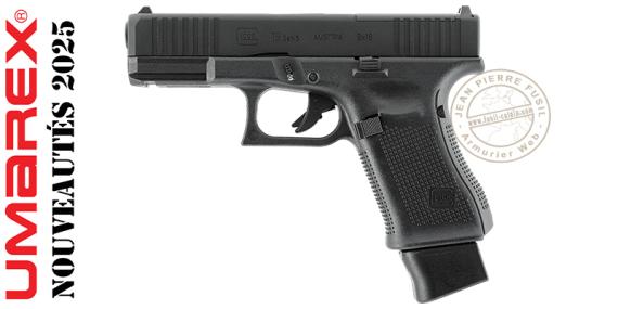 GLOCK 19 Gen 5 MOS Blowback CO2 pistol .177 BB bore