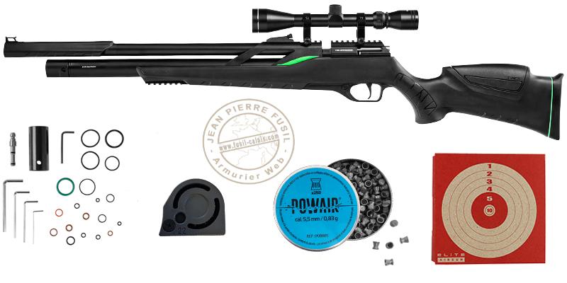 Carabine PCP Remington T-REX 5,5 mm (19,9 joules) + Lunette 3-9 x 40