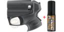 P2P - Pistolet de défense au poivre PGS II + lampe