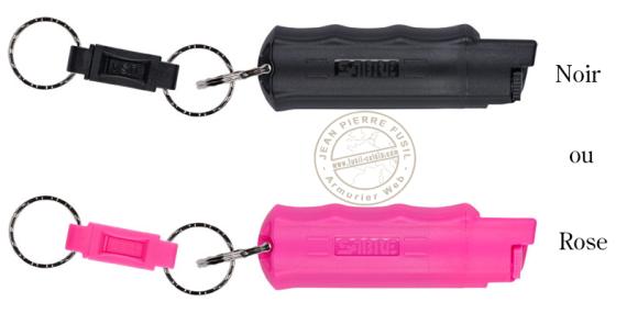 Self Defense key ring re pepper spray JP Fusil Couleur Pink