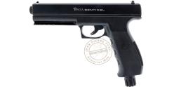 Pistolet CO2 à balles ade caoutchouc VESTA DEFENSE SENTINEL + Extension TACHYON-S