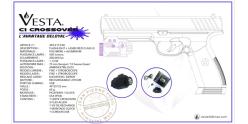 VESTA DEFENSE - C1 Crossover - Lampe tactique et laser