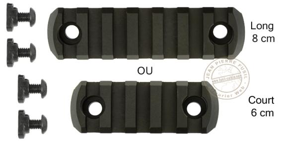 Set de 3 rails Picatiny fixation M-LOK