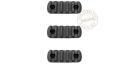 Set de 3 rails Picatiny fixation M-LOK