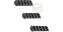Set de 3 rails Picatiny fixation M-LOK