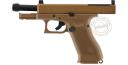 Pistolet à plomb CO2 4,5 mm BB - GLOCK 19X MOS - Blowback + 4 interfaces