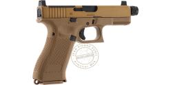 Pistolet à plomb CO2 4,5 mm BB - GLOCK 19X MOS - Blowback + 4 interfaces