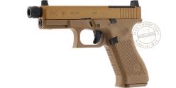 Pistolet à plomb CO2 4,5 mm BB - GLOCK 19X MOS - Blowback + 4 interfaces