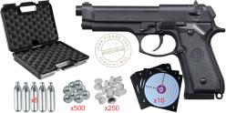 Pack pistolet à plomb CO2 4.5 mm Dual CROSMAN PDM9B