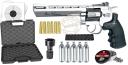 Pack Revolver à plombs 4,5 mm CO2 ASG Dan Wesson 6'' Chromé
