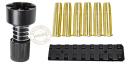 Pack Revolver à plombs 4,5 mm CO2 ASG Dan Wesson 6'' Chromé