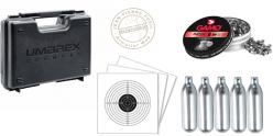 Pack Revolver à plombs 4,5 mm CO2 ASG Dan Wesson 6'' Chromé
