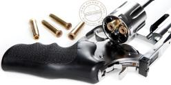 Pack Revolver à plombs 4,5 mm CO2 ASG Dan Wesson 6'' Chromé