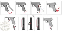 Pistolet à plomb CO2 4.5 mm BB UX TPX