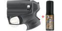 P2P - Pistolet de défense au poivre PGS II + lampe