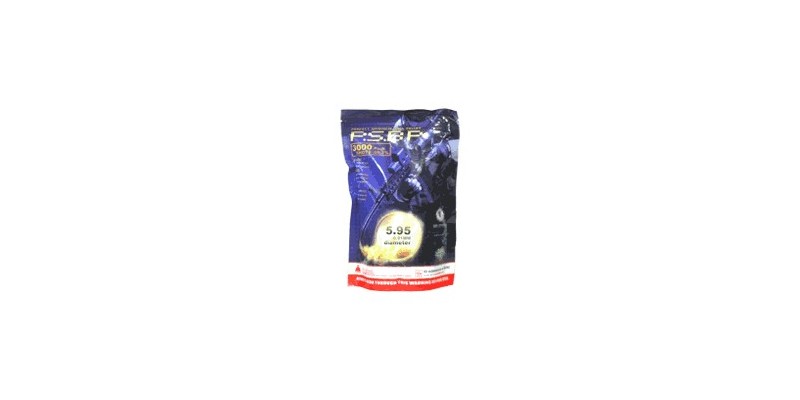 Sachet 3000 billes Soft Air blanches - Perfect - 0.20g