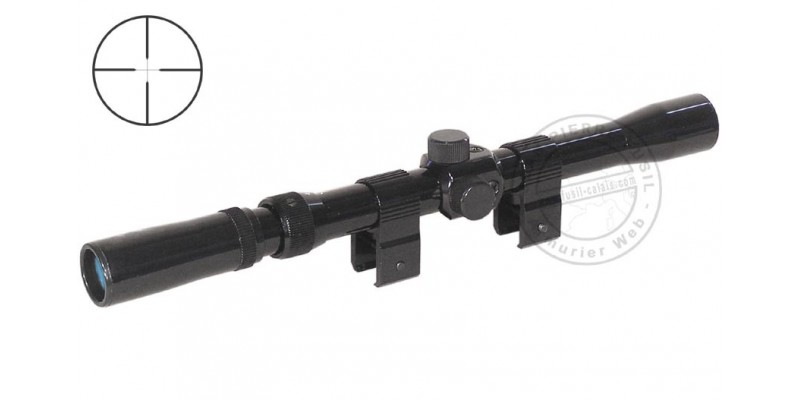 Lunette de tir RTI 3-7x20 rail 11mm - Armurerie Centrale