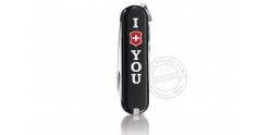 Couteau VICTORINOX - The Gift I love you - Classic 6p - Noir