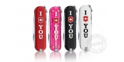 Couteau VICTORINOX - The Gift I love you - Classic 6p - Noir