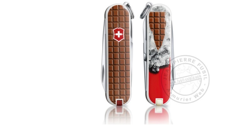 Couteau VICTORINOX - Chocolat - Classic 5p Couteau VICTORINOX - Chocolat - Classic 5p