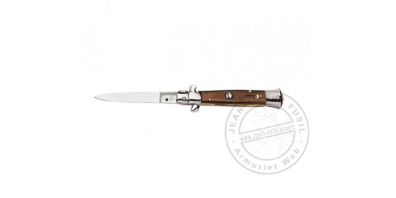 Flick  knife - Rosewood - 8 cm blade 
