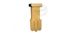 Yellow leather glove - Size L