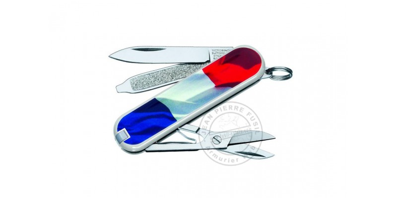 Couteau VICTORINOX - Classic Drapeau Français -  5 pièces