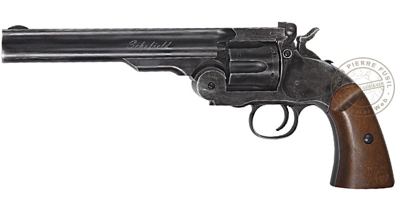 Revolver à plombs 4.5mm CO2 ASG Schofield - Canon 6'' (2,9 Joules)