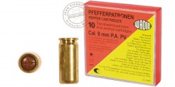 9 mm pepper gas pistol cartridges  10