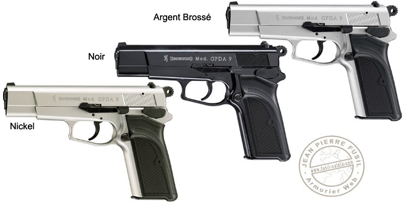 Alarm Pistol Browning Gpda 9mm Blank Jp Fusil
