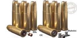 CROSMAN - 6 cartridges set for REMINGTON 1875 CO2 revolver