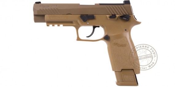 Pistolet à plomb CO2 4,5 mm SIG SAUER ASP M17 Tan - Blowback (2,8 Joules)