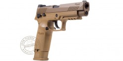 Pistolet à plomb CO2 4,5 mm SIG SAUER ASP M17 Tan - Blowback (2,8 Joules)
