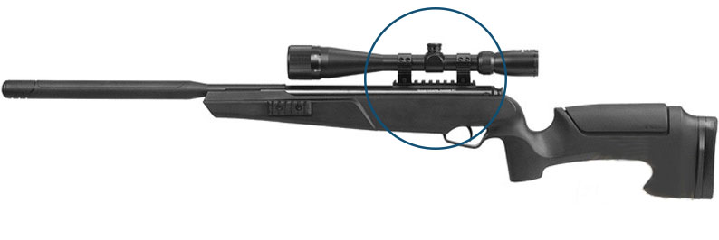 zoom rail picatinny rifle